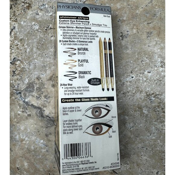 10X Physicians Formula Eyeliner Pencil Shimmer Strips Glam Nude NIB (Resellers) - Picture 6 of 10